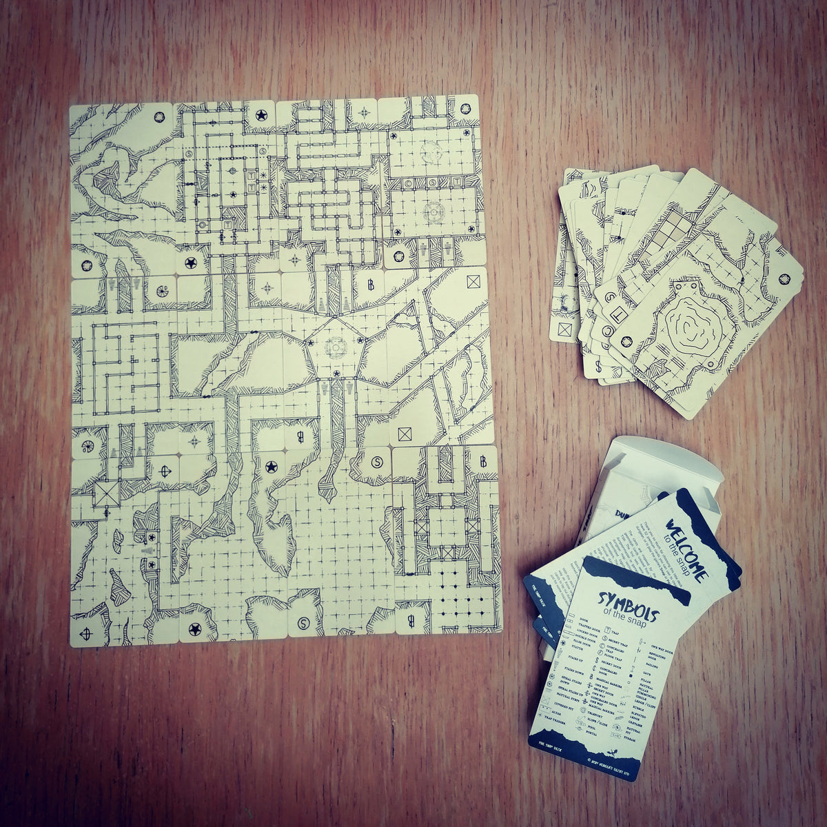 The Snap Deck of Dungeon Geomorphs | Venger's Decks