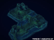 Load image into Gallery viewer, Abandoned Village Peninsula Isometric Map Pack