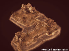 Load image into Gallery viewer, Abandoned Village Peninsula Isometric Map Pack