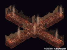 Load image into Gallery viewer, Dungeon Crossway Isometric Map Pack