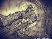 Load image into Gallery viewer, Dungeon Vortex Isometric Battlemap