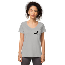 Load image into Gallery viewer, Venger's Decks Women’s Fitted V-Neck T-Shirt