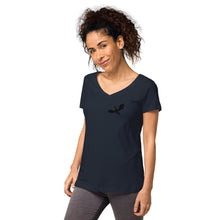 Load image into Gallery viewer, Venger's Decks Women’s Fitted V-Neck T-Shirt