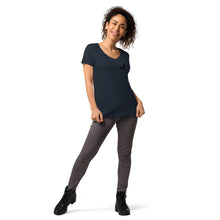 Load image into Gallery viewer, Venger's Decks Women’s Fitted V-Neck T-Shirt