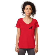 Load image into Gallery viewer, Venger's Decks Women’s Fitted V-Neck T-Shirt