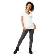 Load image into Gallery viewer, Venger's Decks Women’s Fitted V-Neck T-Shirt