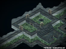 Load image into Gallery viewer, Dungeon Waters Isometric Map Pack