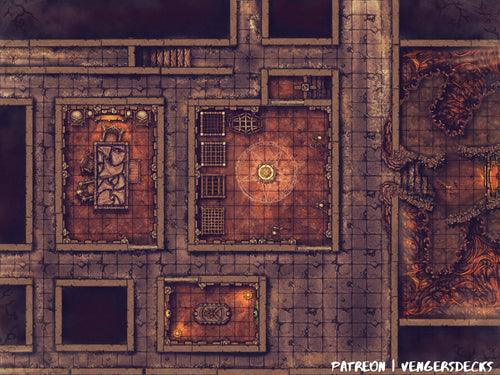 Hellish Dungeon Map Pack