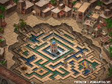 Load image into Gallery viewer, Labyrinthine Dimension Isometric Battlemap