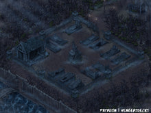 Load image into Gallery viewer, Ruined Graveyard Isometric Map Pack