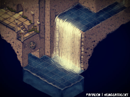 Serpentine Falls Isometric Map Pack