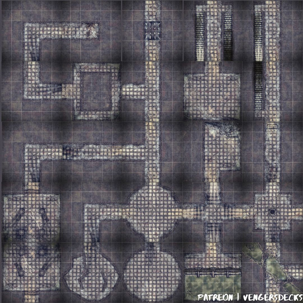 The Caverns - Modular Dungeon Map Tiles Bundle 1