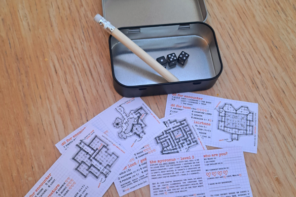The Mycronus | A pocket solo rpg delve into the unknown