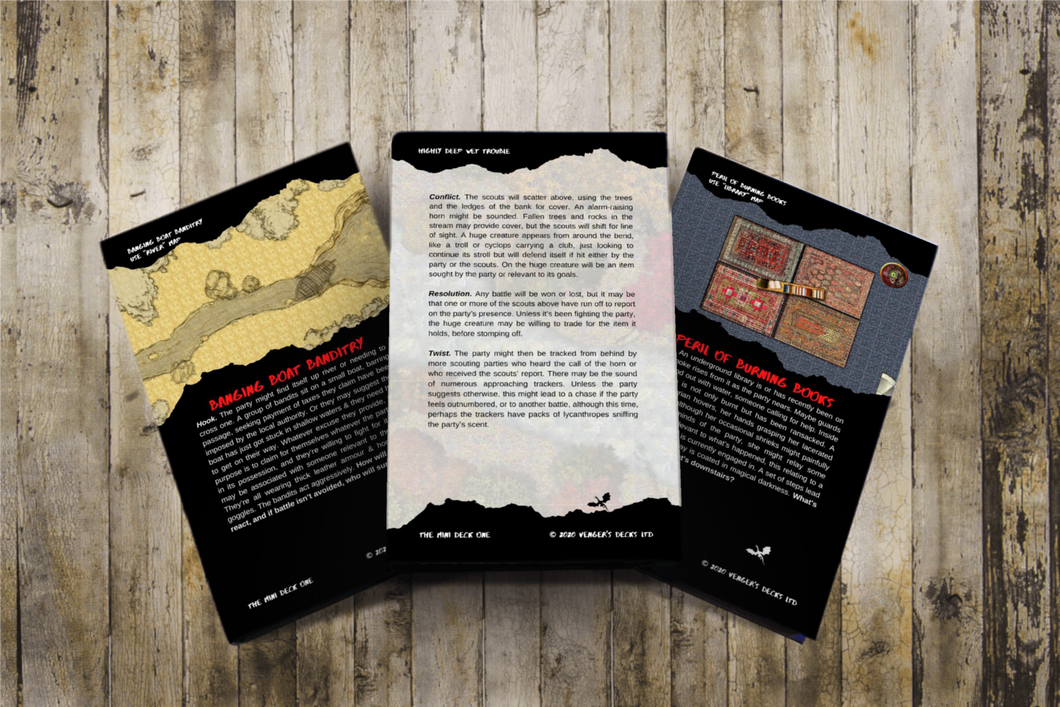 The Wanderer Mini Deck & Map Pack (download)