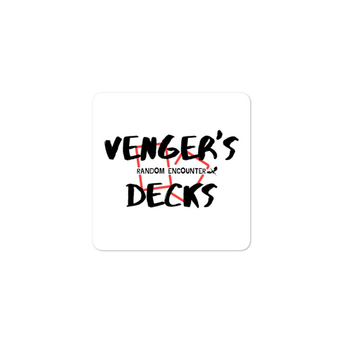 Venger's Decks Logo Sticker