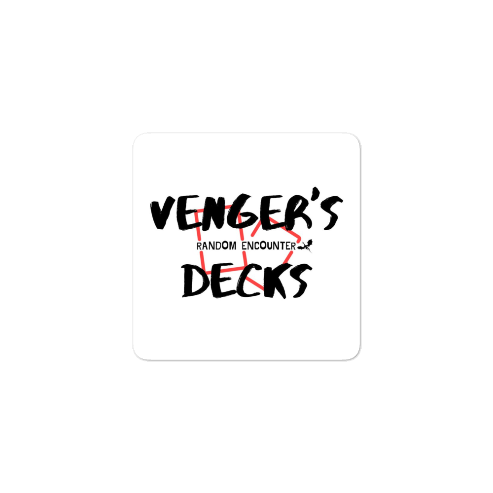 Venger's Decks Logo Sticker