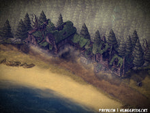 Load image into Gallery viewer, Roadside Ruins Isometric Battlemap