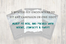 Load image into Gallery viewer, The Verglast - Winter Fey One-Shot Pack (download)